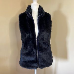 J. Crew faux fur vest